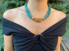 Charger l'image dans la galerie, Malachite and Agate Necklace