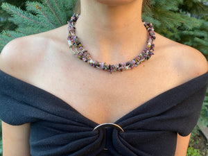 Tourmaline and Pearl Necklace