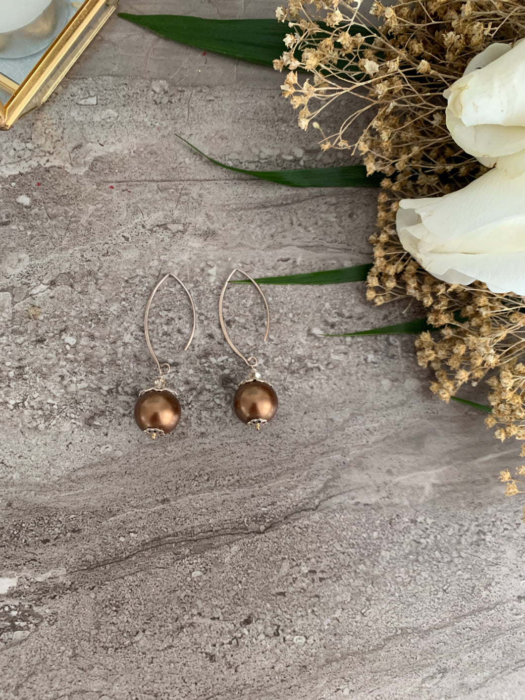 Shell gemstone Earrings