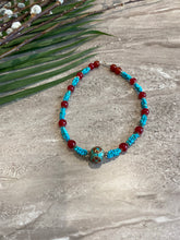 Charger l&#39;image dans la galerie, Turquoise and Agate Necklace
